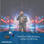 PRO ELEC 16A Mains Socket to CEE Plug Converter, 230V, Blue, 350mm - Image 4