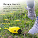 SLx Outdoor Extension Lead 5m Heavy Duty Extension Cable Single Socket Extension Lead 'H' Frame Cord Plug Thermal Cut Out for Garden, Lawn Mower, Office 13A Fused UK Plug - Image 8