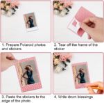 Colorful Mini Photo Frames,Photo Album,140 PCS Photo Border Sticker,Colorful DIY Paper Photo Frame Stickers,Compatible with Fujifilm Instax Mini 11/9/8/70/7s/90/26 Instant Camera - Image 6