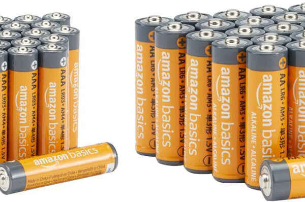 Amazon Basics 48-Pack AA & AAA High-Performance alkaline Batteries Value Pack - 24 AA Batteries and 24 AAA Batteries, 1.5 Volt, 10-Year Shelf Life