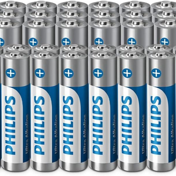 Philips Ultra Alkaline AA/AAA Batteries Combo - Versatile for All Devices, Pack of 40
