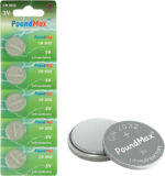 5 x PoundMax 2032 CR2032 3V Lithium Batteries