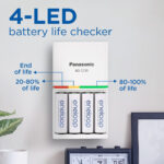 eneloop SmartPlus Charger, for 1-4 AA/AAA Rechargeable Batteries, 1.5h Charging Time, 10 Safety Features, 4 eneloop AA Batteries Included (2000 mAh), UK plug - Image 3
