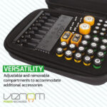 Venom Battery Storage Case and Organiser with Battery Charge Tester - Image 4