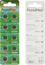 10 x AG13 LR44 1.5 V Alkaline Button Cell Battery by PoundMax