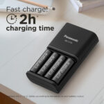 eneloop pro SmartPlus Charger, for 1-4 AA/AAA Rechargeable Batteries, 2h Charging Time, 10 Safety Features, 4 eneloop pro AA batteries included (2500 mAh), UK plug - Image 8