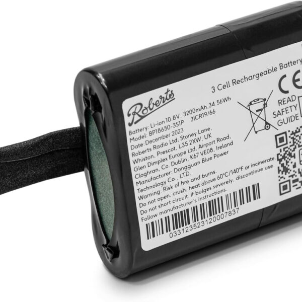 Roberts BP3 Battery Pack For Roberts Revival Icon, Stream95I, Rambler Max and Rambler Classic