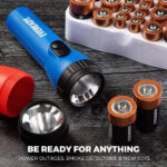 Battery Storage Case with Battery Tester, Battery Organiser & Batteries Box, Large Capacity for Batteries AAA, AA, C, D, 9V (Not Included) - Image 6