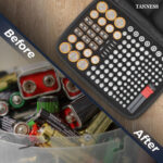 140 Battery Case With Tester | Large Capacity Organiser Storage Case Bag for AAA, AA, 9V Flat, C and D Size Batteries (Not Included) - Image 10