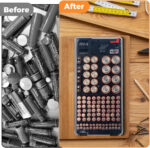 Battery Storage Case with Battery Tester,Battery Organiser & Batteries Box, Large Capacity for Batteries AAA, AA, C, D, 9V (Not Included) - Image 4