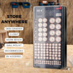 Battery Storage Case with Battery Tester,Battery Organiser & Batteries Box, Large Capacity for Batteries AAA, AA, C, D, 9V (Not Included) - Image 9