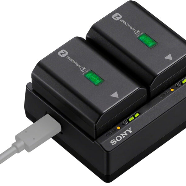 Battery Charger BC-ZD1 | Battery charger for high-capacity NP-FZ100 batteries (x2) with USB Power Delivery support