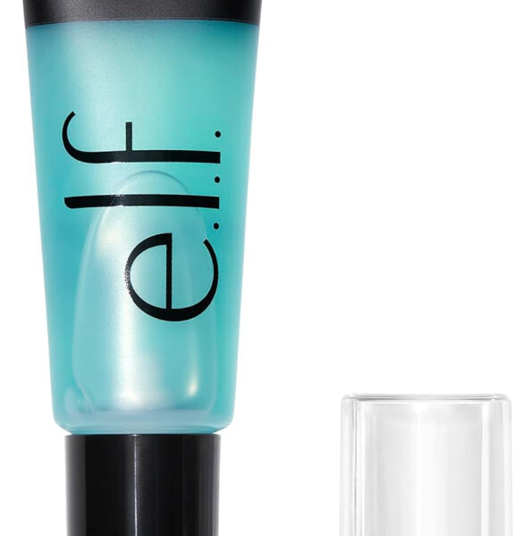 e.l.f. Power Grip Primer, Gel-Based & Hydrating Face Primer For Smoothing Skin & Gripping Makeup, Moisturizes & Primes, 0.811 Fl Oz, Clear