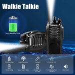 Walkie Talkies Pack of 2, Walkie Talkies for Adults with Rechargeable Batteries, for Camping Hiking Travel Work Communication - Image 5