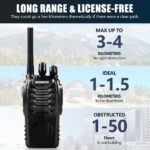 Walkie Talkies Pack of 2, Walkie Talkies for Adults with Rechargeable Batteries, for Camping Hiking Travel Work Communication - Image 7