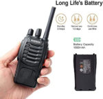 walkie talkie 2 way radio long range,16 Channel Portable walkie talky adult,rechargeable walkie talkies long distance Handheld Transceiver with LED light and earpiece - Image 3
