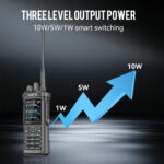 Radtel RT-950 PRO Ham Radio GPS/APRS, 10W Walkie Talkie Long Range Handheld Two Way Radio, AM/FM/CB/SW/MW/LW RX, Bluetooth APP Programming, NOAA, Spectrum Analyzer (with Programming Cable) - Image 8