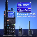 BAOFENG UV-5RM Plus Amateur Radio Multi-Band Walkie Talkie, Rechargeable Handheld Radio with Long Range, Frequency Copy, Airband, 2500 mAh Battery - Image 8