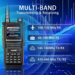 Radtel RT-470X Duad Band Ham Radio Walkie Talkies 256CH Aviation Air Band Two Way Radio Long Range Handheld Transceiver USB-C Charger/Frequency Capture /2600mAh Battery - Image 4