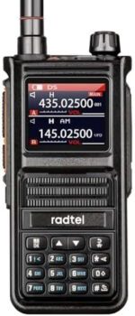 Radtel RT-470X Duad Band Ham Radio Walkie Talkies 256CH Aviation Air Band Two Way Radio Long Range Handheld Transceiver USB-C Charger/Frequency Capture /2600mAh Battery