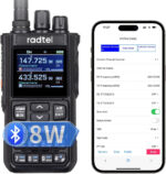 Radtel RT-900 8W Multi-Band Amateur Radio Handheld Walkie Talkie with Noise Reduction, 256 Channels VHF/UHF Two-Way Radio, NOAA, Marine, 2200mAh Battery, Frequency Tuning, Aviation, App-Pro