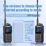 Radtel RT-900 8W Multi-Band Amateur Radio Handheld Walkie Talkie with Noise Reduction, 256 Channels VHF/UHF Two-Way Radio, NOAA, Marine, 2200mAh Battery, Frequency Tuning, Aviation, App-Pro - Image 7