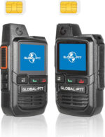 2-Pack 4g LTE Global Walkie Talkies with Sim Cards - Handheld PoC Two Way Radios Unlimited Range - Rechargeable PTT Push to Talk Over Cellular Radio Long Range (2)