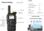 UV-K5 Dual-Band Portable Two-Way Radio UHF/VHF Walkie Talkie Long Range and Rechargeable Comunicador for Camping and Hiking 5W FM - Image 2