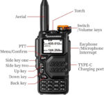 UV-K5 Dual-Band Portable Two-Way Radio UHF/VHF Walkie Talkie Long Range and Rechargeable Comunicador for Camping and Hiking 5W FM - Image 4