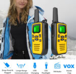 Professional Long Range Rechargeable Walkie Talkies for Adult, FM Two Way Radios 36 Channels - Image 2