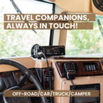 Midland - CB Radio M88 Vehicle-Mounted Licence-Free, Professional 2 Way Radio for All DIN Compartments, Cars, Trucks, Campers & More, TFT Multicolour Display, Noise Blanker/HIC, Universal Power Supply - Image 5