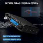 Radioddity QT80 10 Meter Radio, 80W High Power Amateur Ham Radio, SSB/AM/FM/PA Mobile Transceiver with RX & TX Noise Reduction, CTCSS/DCS, ASQ, SWR High Alert - Image 8