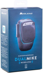 Midland - Microphone Wireless Dual Mike, Bluetooth Microphone for CB Radio & Hands-Free Truck/Car/Camper, Analog & Digital, 3W Super Bass Speaker, DSP, Mounting Support, Light Ring, USB Charging Cable - Image 7