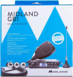 Midland - GB1-R Vehicle Transceiver Radio, 99 PMR446 Channels (8+91 Programmable CTCSS), Compatible with PMR Walkie Talkies - Magnetic Antenna, 12V Power Supply, Microphone & Mounting Bracket Included - Image 3