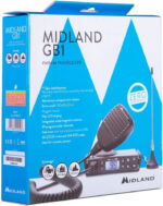 Midland - GB1-R Vehicle Transceiver Radio, 99 PMR446 Channels (8+91 Programmable CTCSS), Compatible with PMR Walkie Talkies - Magnetic Antenna, 12V Power Supply, Microphone & Mounting Bracket Included - Image 4