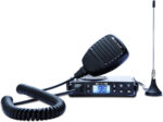 Midland - GB1-R Vehicle Transceiver Radio, 99 PMR446 Channels (8+91 Programmable CTCSS), Compatible with PMR Walkie Talkies - Magnetic Antenna, 12V Power Supply, Microphone & Mounting Bracket Included