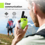 Retevis H777 Walkie Talkies, PMR446 Walkie Talkies for Adults, Rechargeable Battery, Easy to Use, One-Key Alarm, Type-C, LED Light, Two Way Radio for Work Communication, Outdoor, Camping (3 Pack) - Image 4
