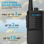 Walkie Talkies Long Range 3Pcs,Walkie Talkies for Adults Long Range,Rechargeable Two Way Radio,16 Channels Radios with TYPE-C Cable,Emergency Radio Camping Accessories for Outdoor,Hiking - Image 8