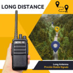 Retevis RT617 Walkie Talkie, PMR446 16 Channels, 2 Way Radio Professional, License Free CTCSS/DCS, VOX Scan Squelch, Rechargeable Walkie Talkies Long Range for Security (2 Pcs, Black) - Image 3