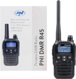 PNI DMR R45 portable radio station, digital and analog, 446MHz, 16 digital channels and 99 analog channels, voice recording function, Li-Ion 2000mAh battery - Image 2