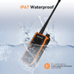 Retevis C65B Walkie Talkie, IP67 Waterproof Two Way Radio, Long Range, 1800mAh Rechargeable Battery, Heavy Duty 2 Way Radio for Outdoors Fishing Boating(1 Pack) - Image 3