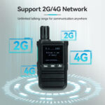 Retevis L61 Network 2 Way Radio, 4G Walkie Talkie Unlimited Distance with GPS, 2500 mAh, Type-C, Dual Sim Card, Long Range Rugged Smartphone for Self-Driving Tour, Travel and Emergency (Black, 1 Pcs) - Image 2