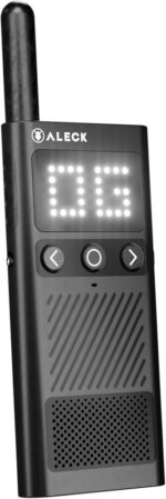 Aleck Off Grid Bluetooth Walkie Talkie | 2-Way Radio with Headphone Connectivity | 2400 Channels, 16hr Battery, IP54 Weatherproof | Ski, Snowboard, Backcountry, Adventure & Off-Grid Use