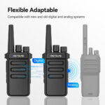 Retevis MateTalk P64 Two Way Radio Digital & Analog, Professional Walkie Talkies Repeater-Compatible, PMR446 License-Free, Group Call, Security, Long Range, for Retailers, Hotels, Properties (1 Pack) - Image 6