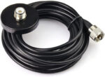 Fumei 400-470/136-174MHz Dual Band 50W Antenna and Magnetic Mount with 5M/16.4ft Coaxial Cable for Mobile Radio - Image 3
