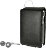 iGadgitz U3149 -PU Leather Case Compatible with Roberts Sports DAB 5 Radio –Black