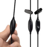 HYS Walkie Talkie Earpiece Headset with Rotatable Boom Mic Noise Cancelling Overhead Headset Compatible for Baofeng UV-5R BF-888s Kenwood 2 Way Radio - Image 4