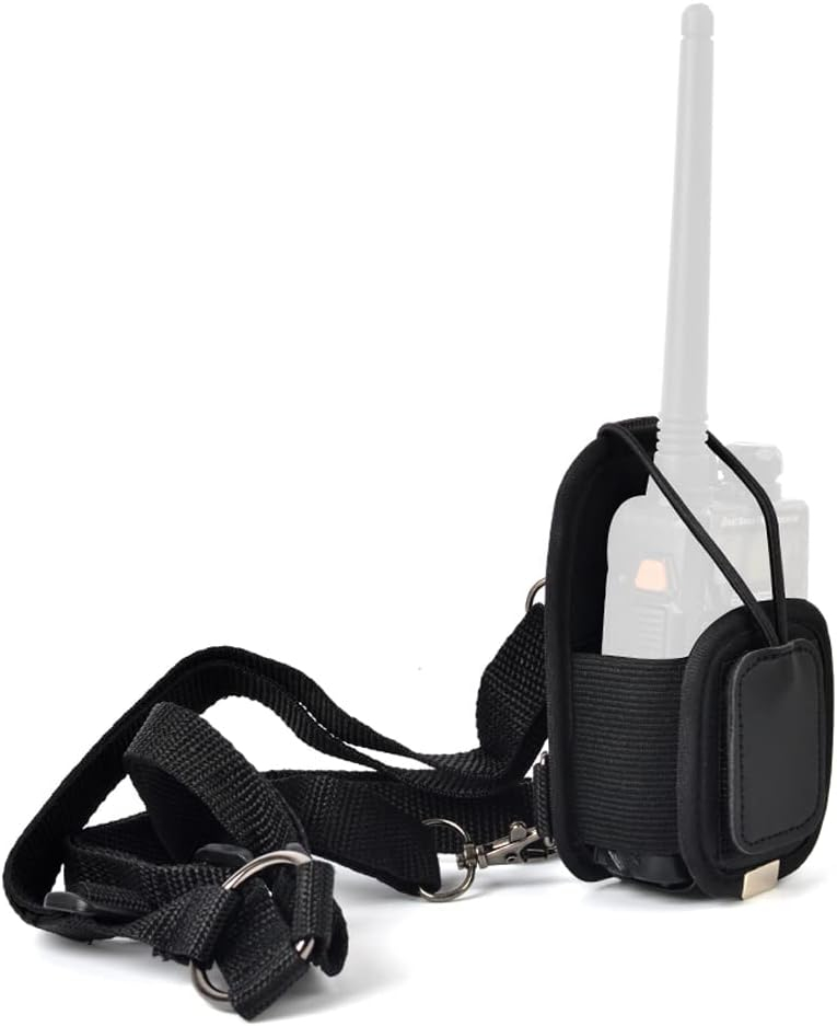 HYS Two Way Radio Case Multi-Functional Adjustable Shoulder Strap Pouch Compatible for Motorola Kenwood Midland Icom Yaesu Baofeng UV-5R Walkie Talkie