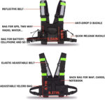 Namvo Universal Radio Chest Harness Rig - Front Pack Pouch Holster Vest Rig Chest Bag Carry Case for Two Way Radio Walkie Talkie - Image 4