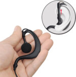 HYS Walkie Talkie Headset with PTT Mic Compatible with Baofeng UV-5R UV5RA BF-888S Quansheng UV-K5 K5(8) Kenwood Two Way Radio, G-Shape Radio Earpiece (G01K-5) - Image 3